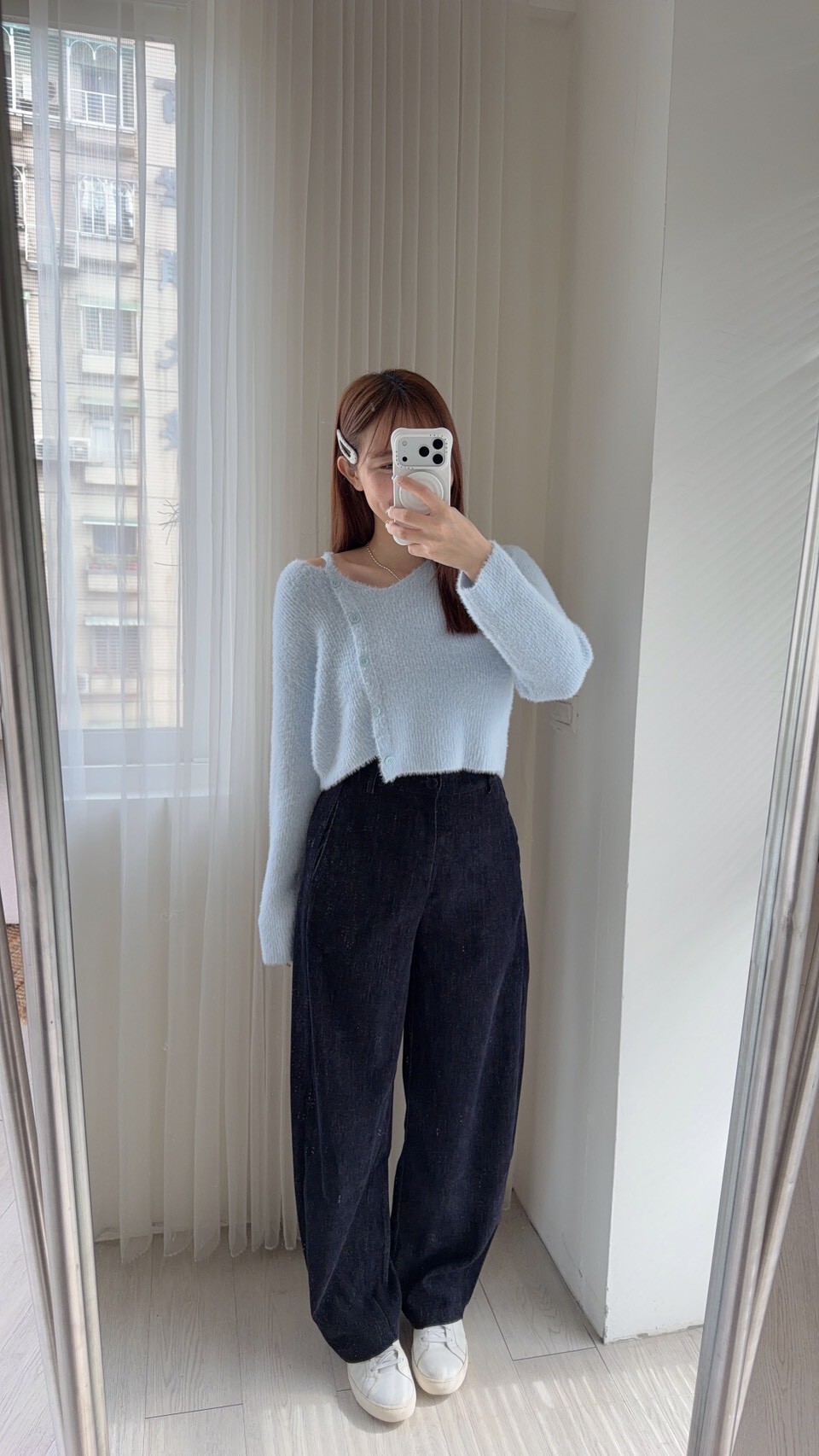 水貂毛設計感毛衣 3colors