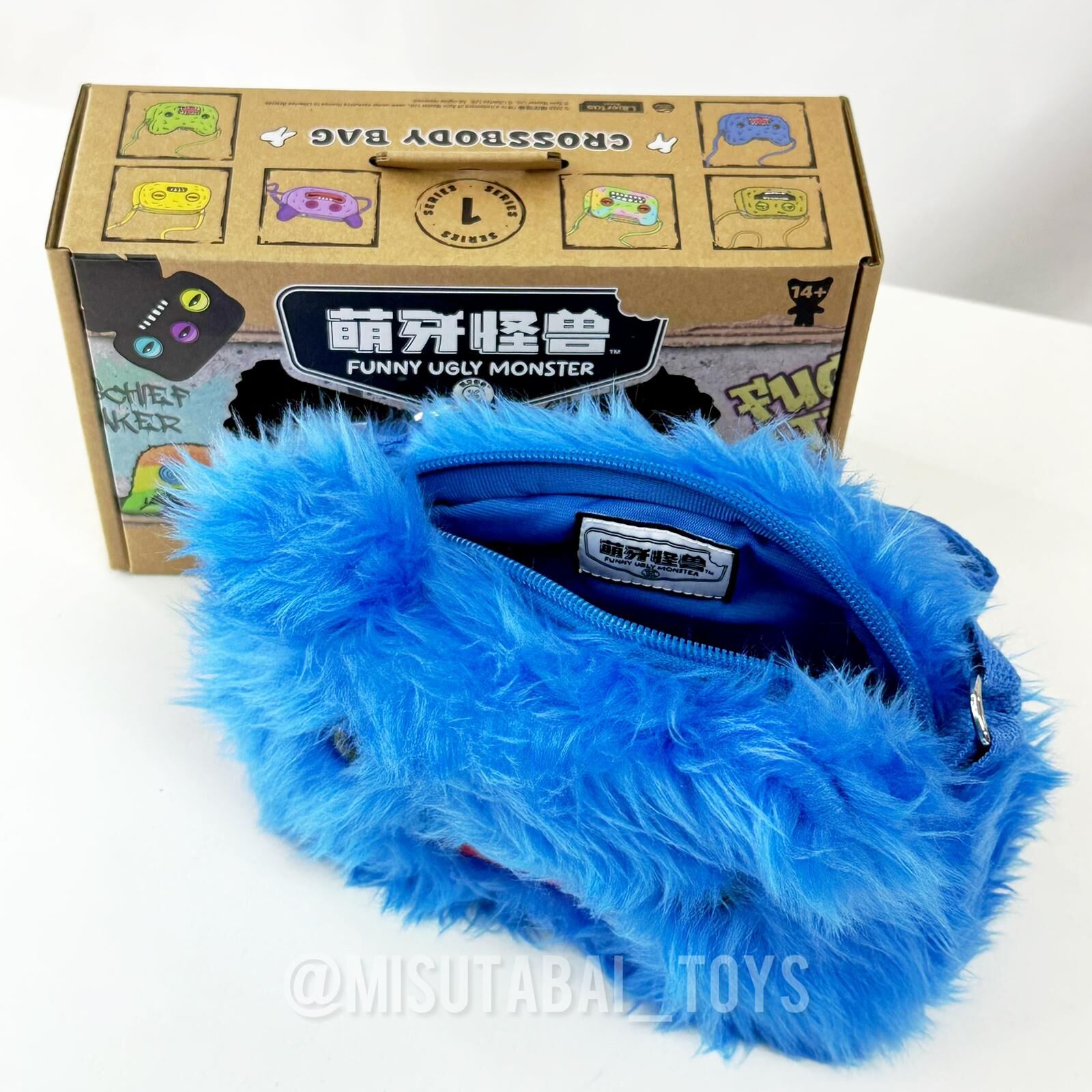 MFG013A Fuggler Crossbody Bag (Big HeadSeries)- Screamer (Blue)