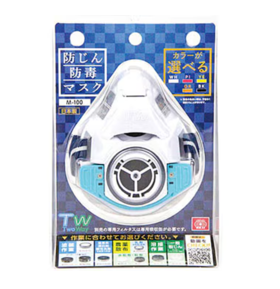 日本TW系列防塵/防毒氣豬咀防護面罩