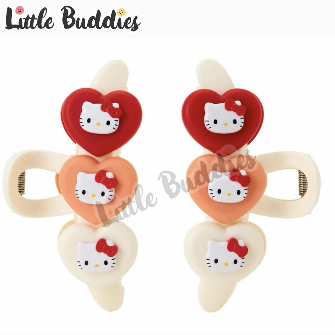 日本 Sanrio 新生活個人飾品系列 - 心心大爪夾 髮夾