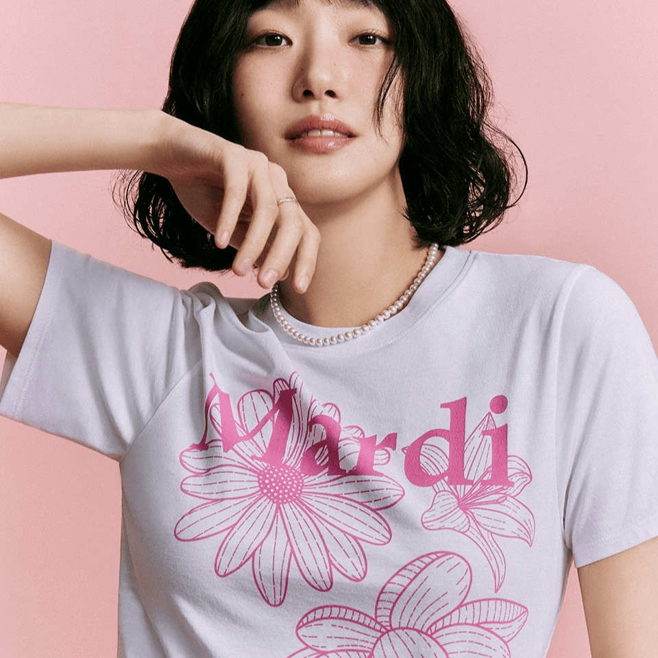 Mardi Mercredi | SLIM TSHIRT TRIPLE FLOWER