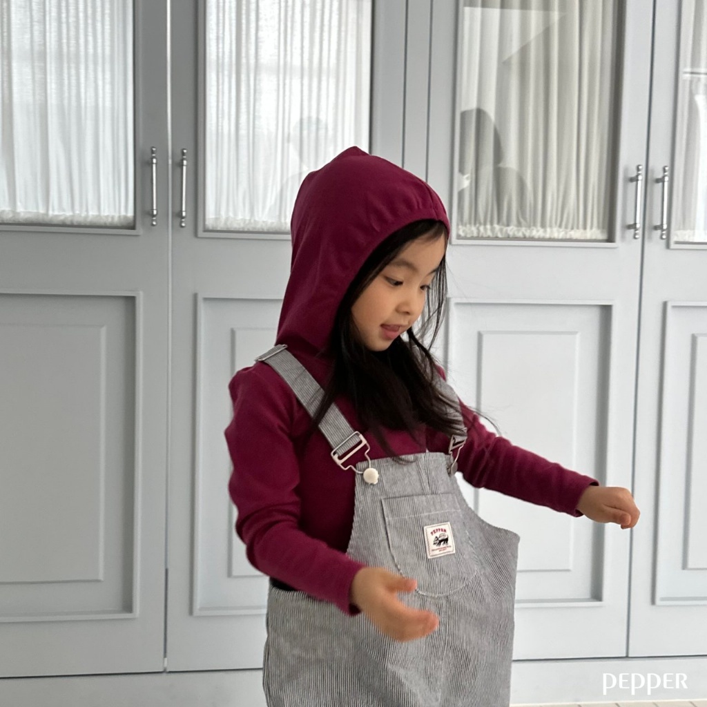 正韓春Pepper  三色小精靈連帽上衣