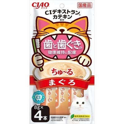 CIAO 牙齒及牙肉健康系列 吞拿魚 (8gx4支裝)【$100 X 7 包】