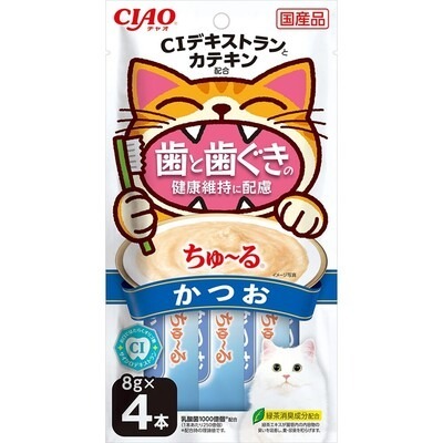 CIAO 牙齒及牙肉健康系列-鰹魚 ．8gx4支裝