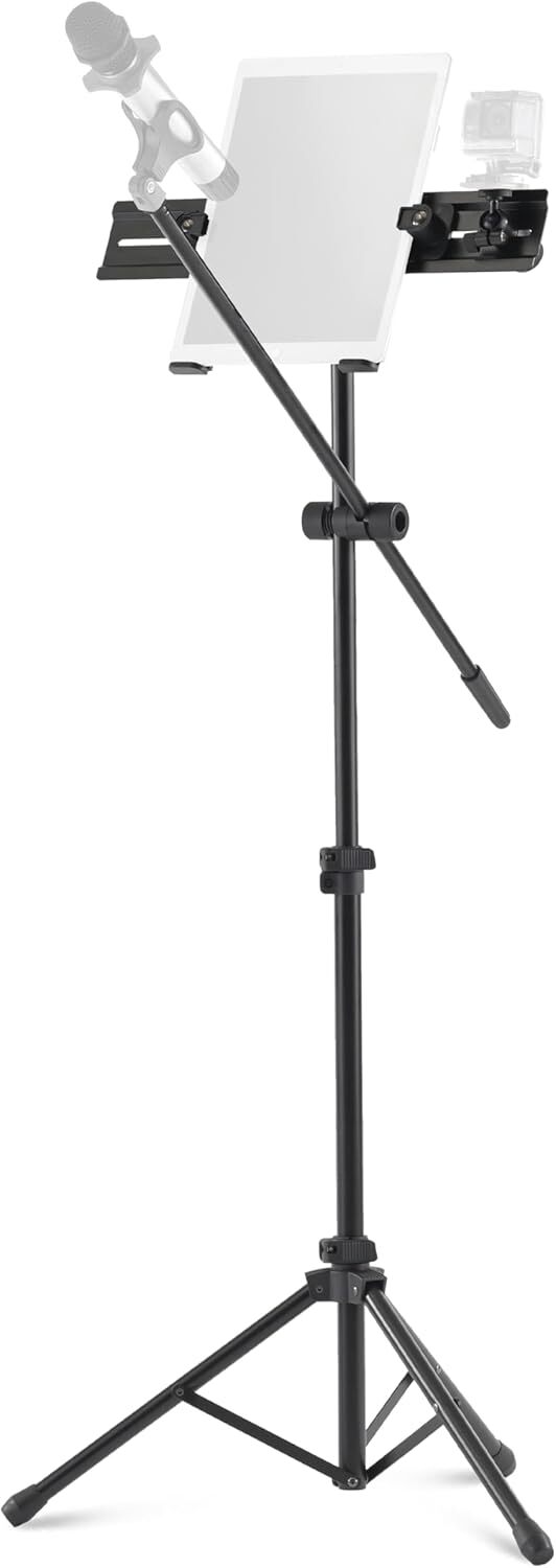 Aweda - COS 8 Pro 麥克風架 譜架二合一 平板架 街頭藝人必備 表演配件推薦