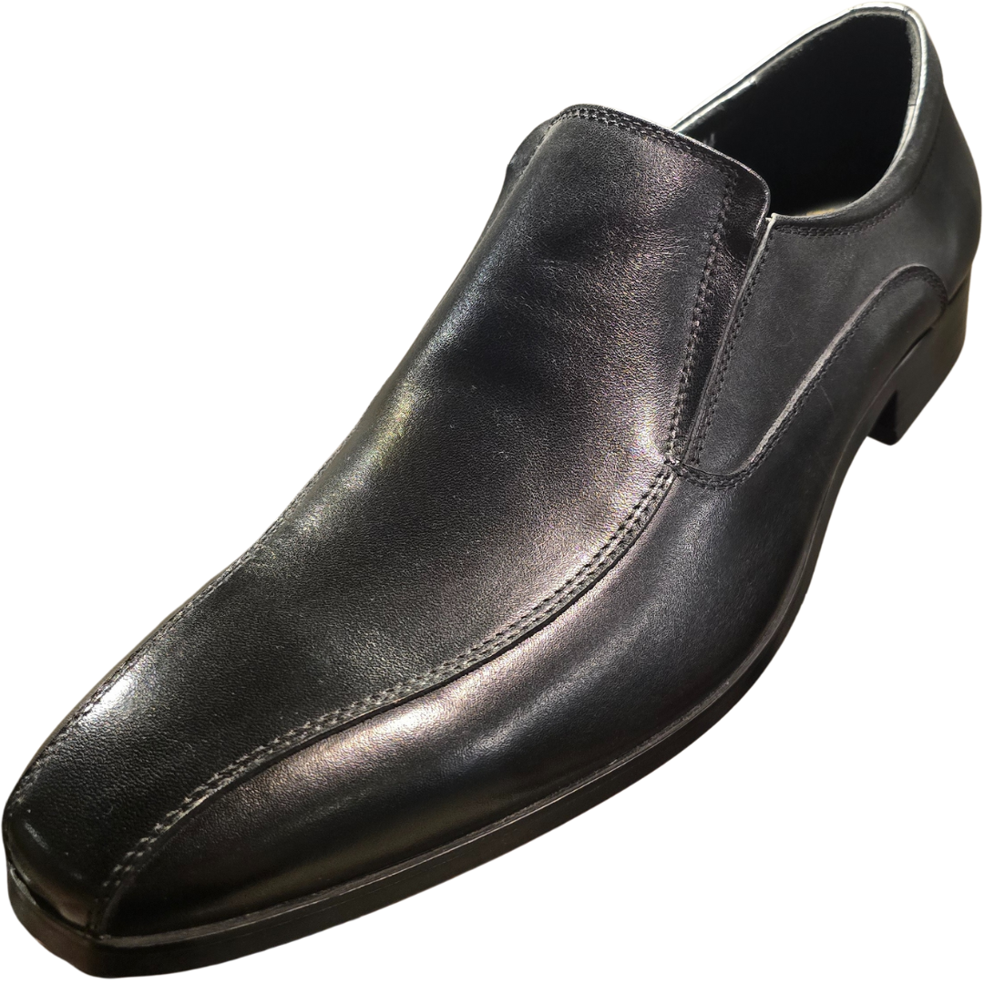 Revic 男裝皮鞋 | CH-02｜黑色無帶便鞋