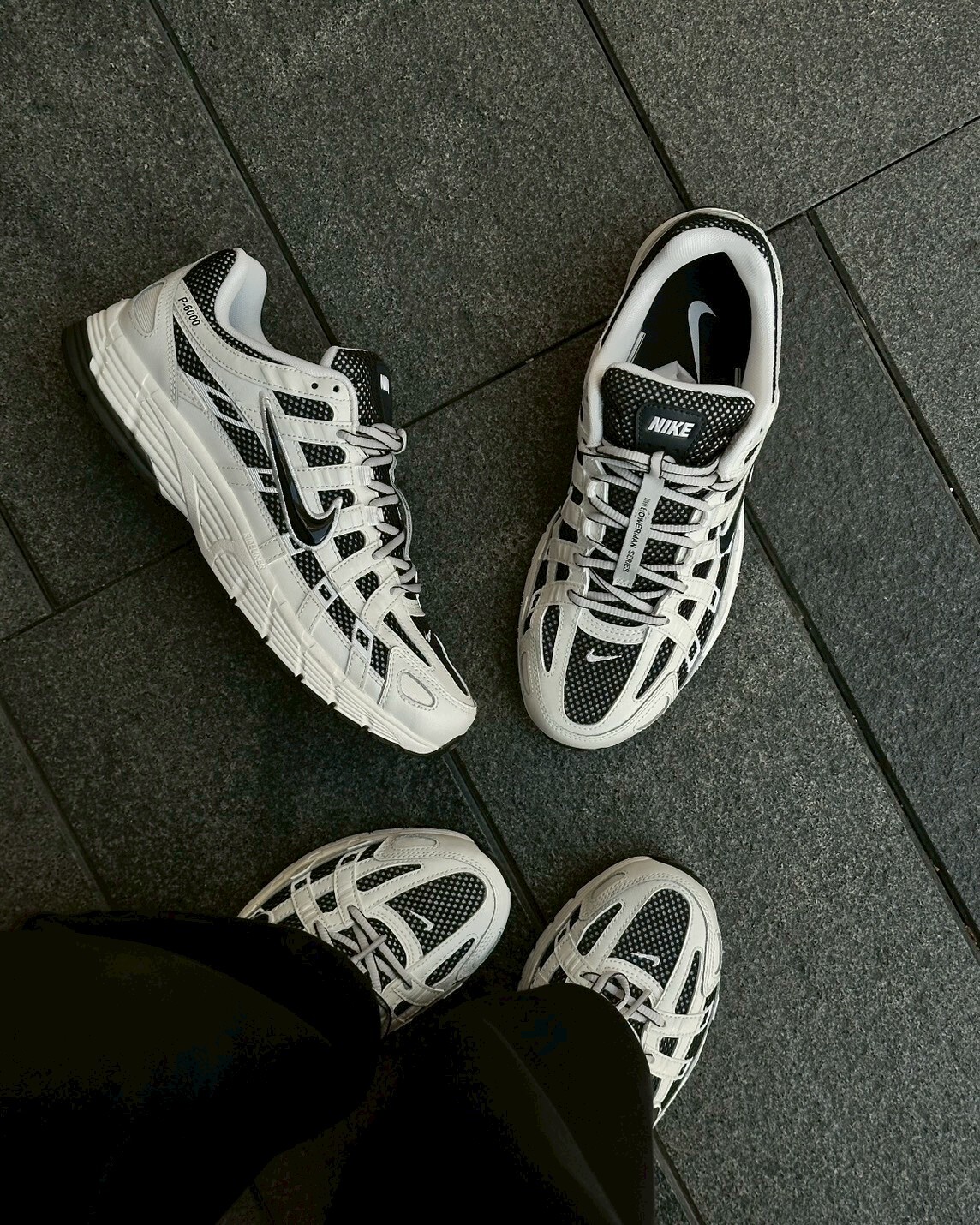 Nike P-6000 網布 透氣 復古 緩震 芝麻牛奶