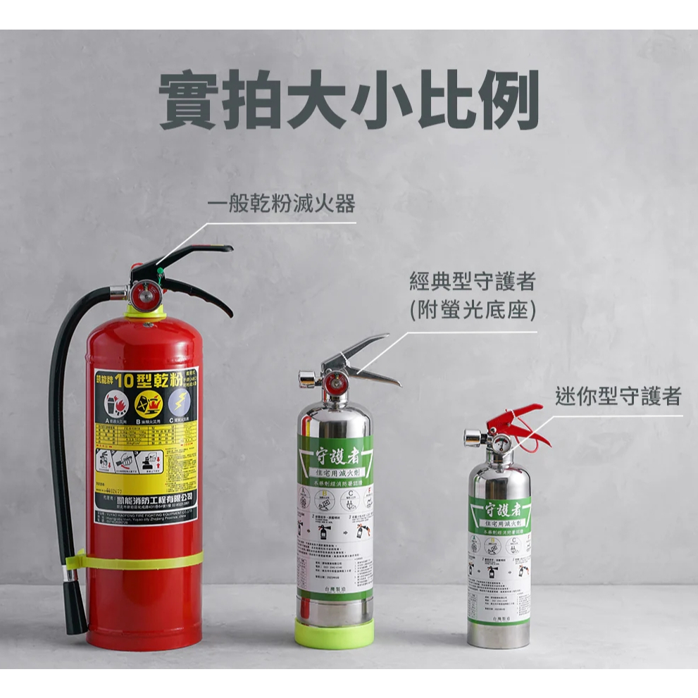 【樂森藥局】防災專家 台灣製 迷你型守護者滅火劑　(中性強化液)