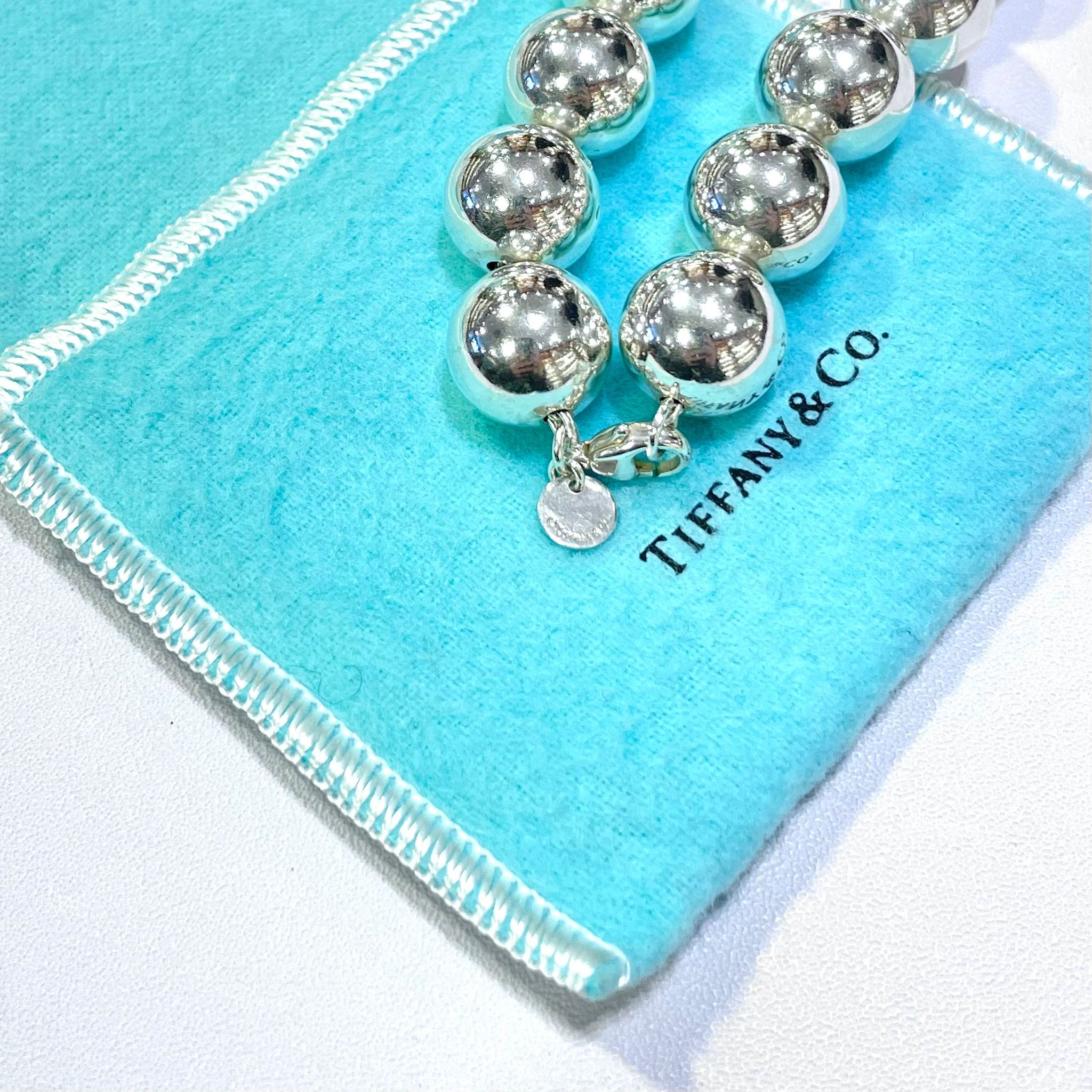 本週特價❣️Display➡️未使用品➡️TIFFANY手鏈 925純銀波波鏈 蒂夫尼 BRACELET #BRAND NEW #香榭站正品