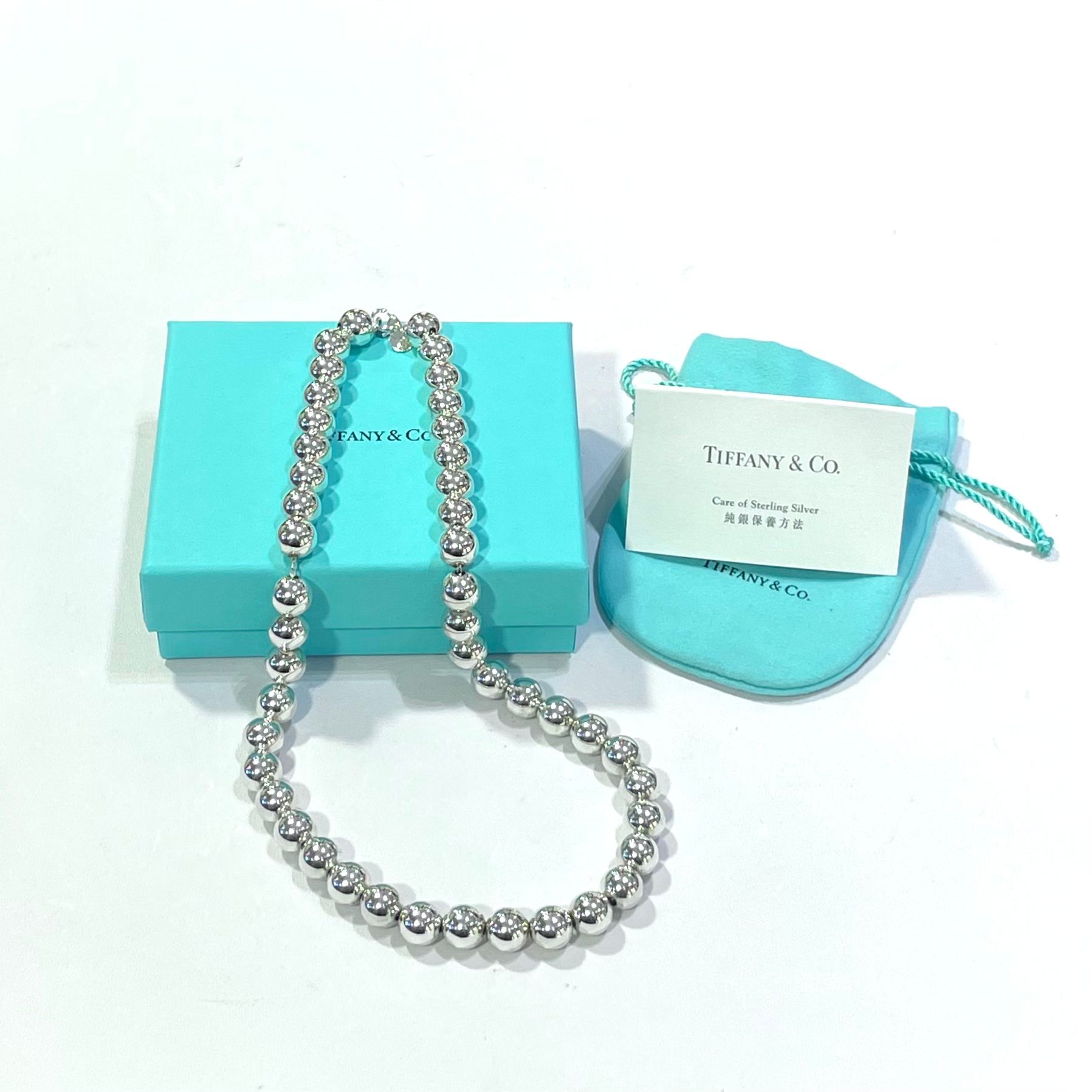 本週特價❣️全新TIFFANY頸鏈 925純銀波波鏈 蒂夫尼 NECKLACE #BRAND NEW #香榭站正品