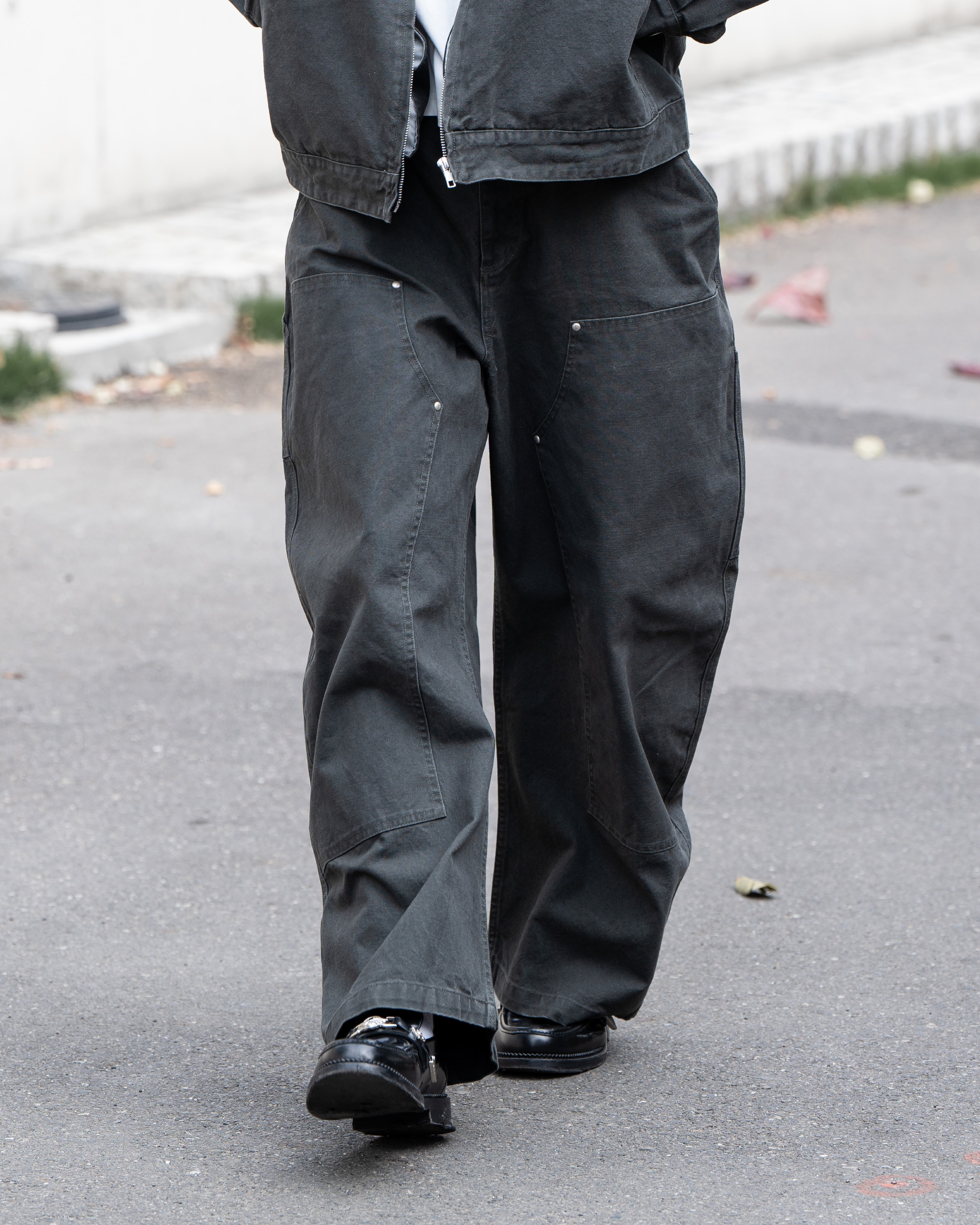 Ordinary 水洗彎刀工作長褲