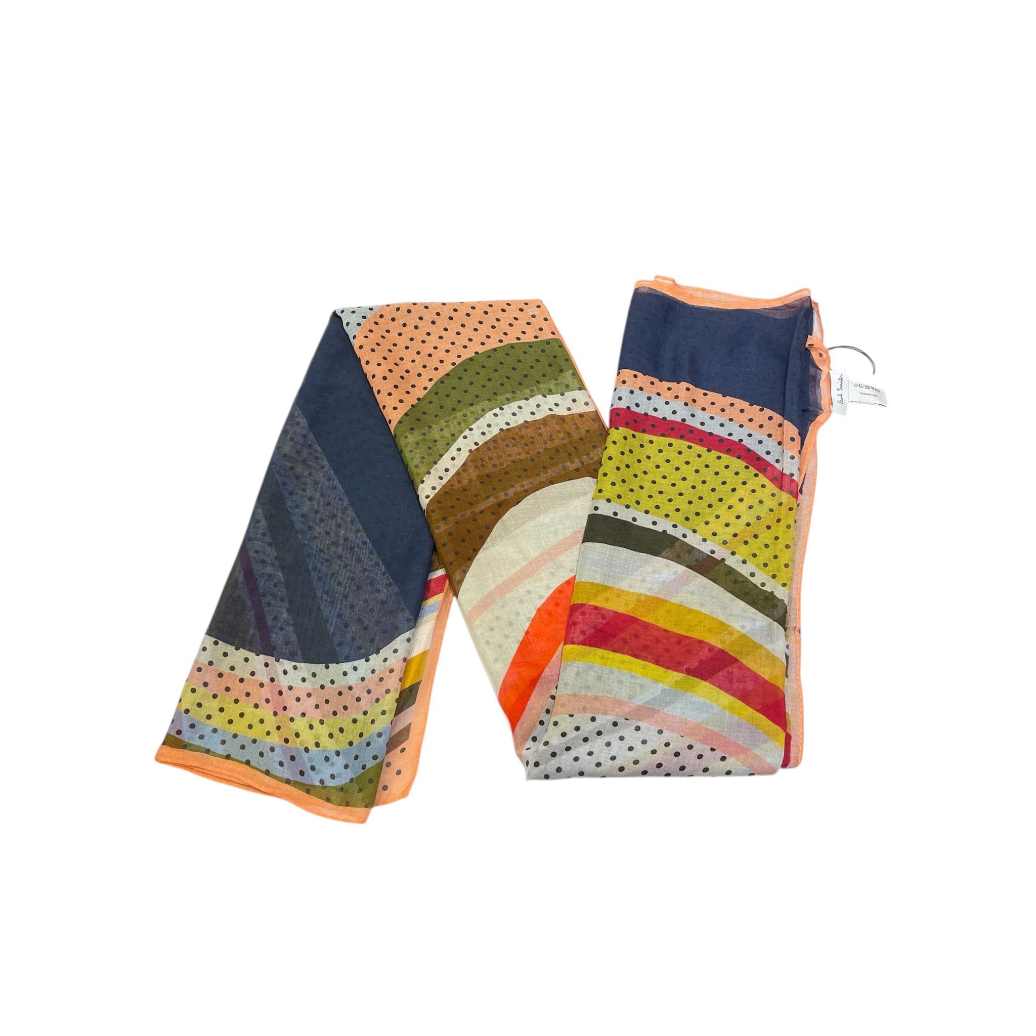全新PAUL SMITH圍巾 70x135cm彩色波點羊毛SCARF #BRAND NEW #香榭站正品