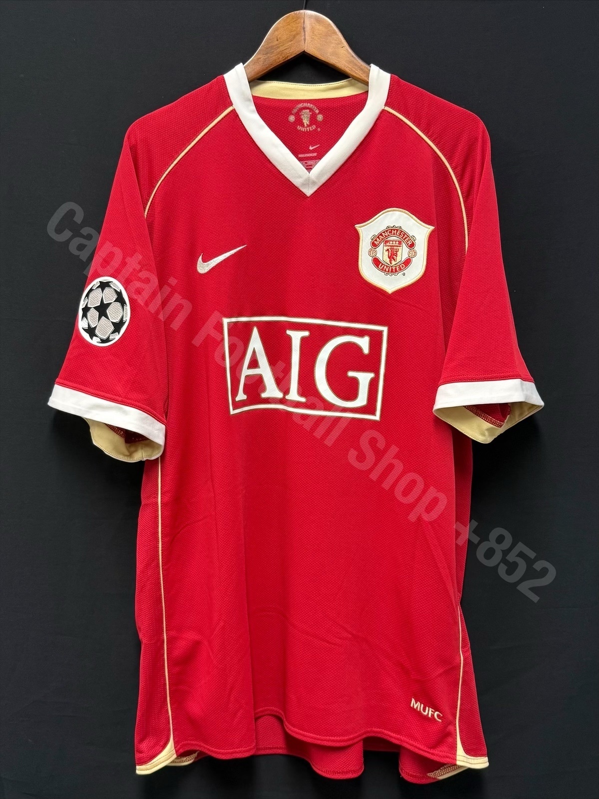 Manchester United 2006-2007 Nike Home Shirt #21 J S PARK