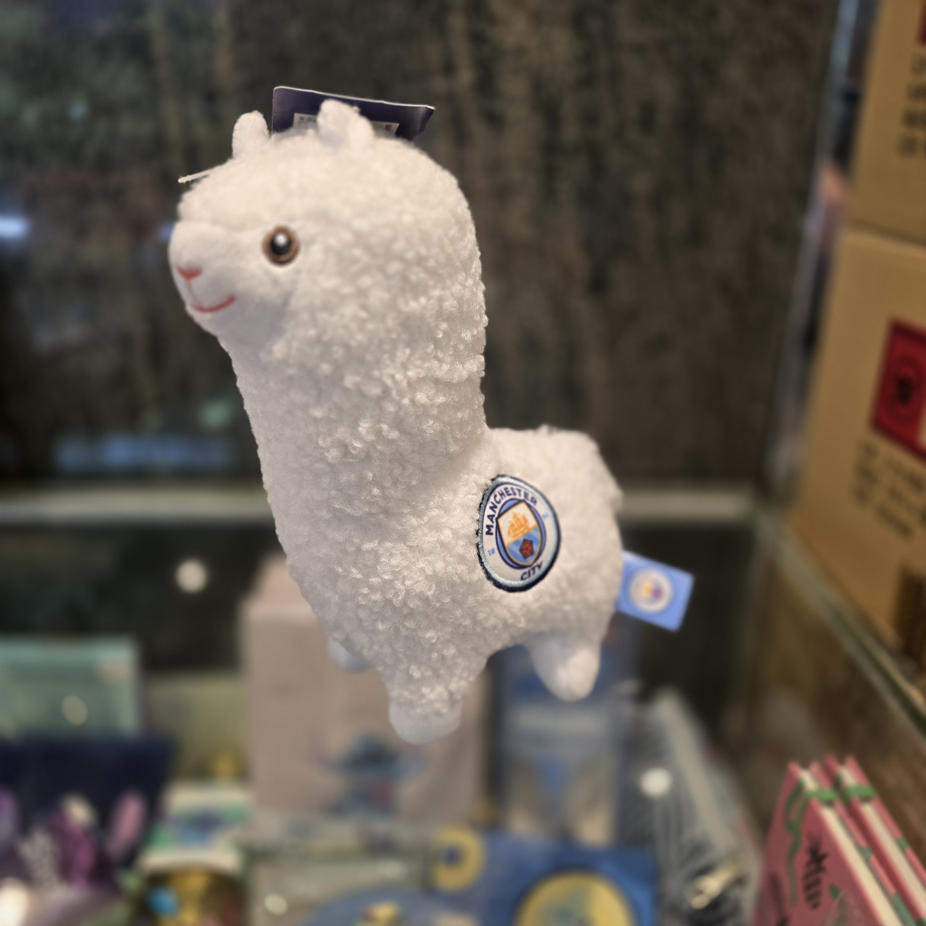 曼城大羊駝毛公仔