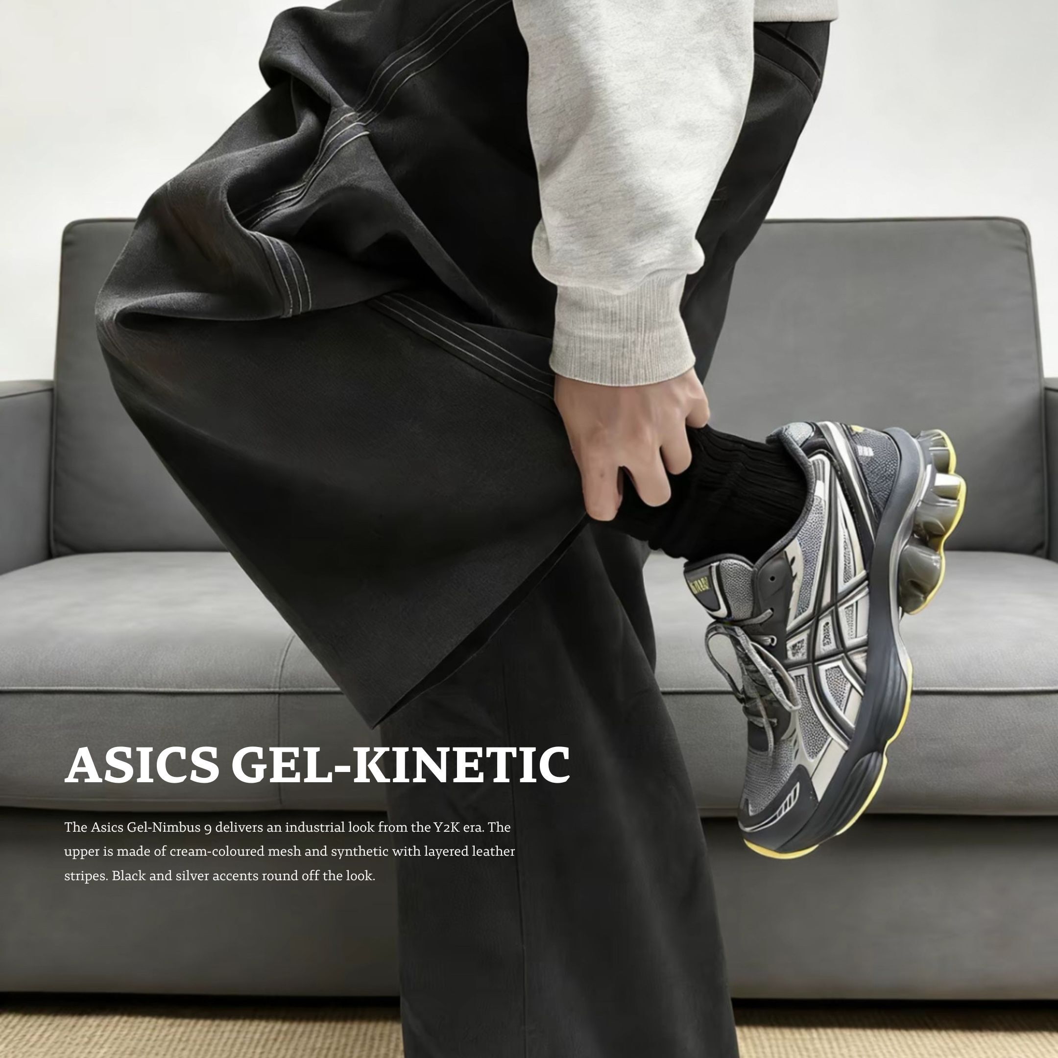 NICEDAY 代購 ASICS GEL-KINETIC FLUENT 黑灰 灰黑 銀 馬年 CNY 新年 春節 1203A591-027
