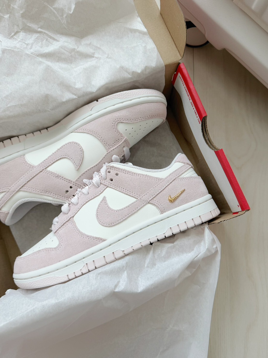 <新品接單🫧> Nike Dunk Low "Pearl Pink" 奶昔粉🩷 小金勾
