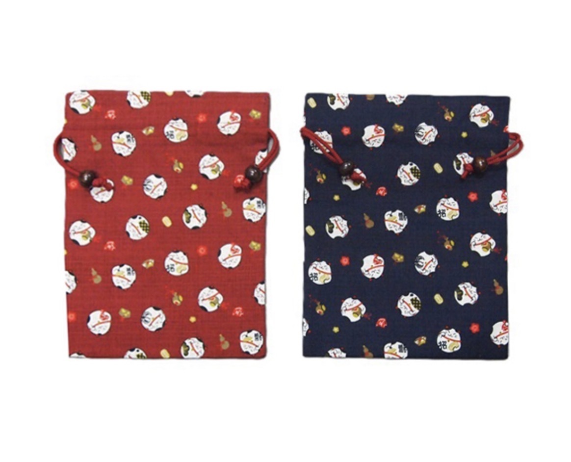 JP 日本製 招財貓密集式索袋 5025 5032 TK260117