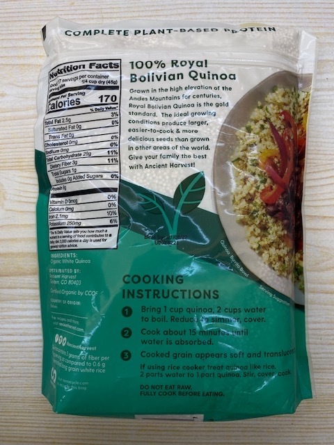 Ancient Harvest 有機黃藜麥 765克 (最佳食用日期為2027/7/8)