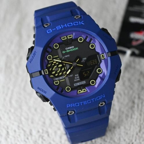 【CASIO 卡西歐】 G-SHOCK 未來的科幻世界 多功能耐衝擊數位雙顯 雙顯手錶 GA-B001CBR-2A