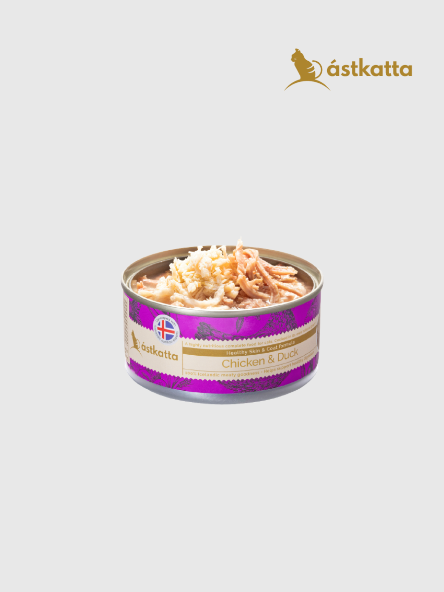 【冰島Astkatta】健康主食罐｜雙肉嫩雞與鴨