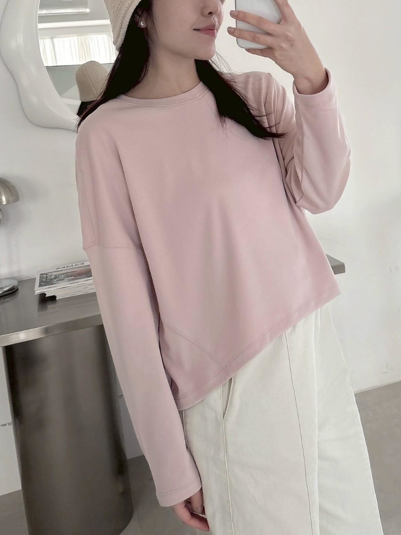 低飽和美學色系｜輕德絨剪裁感日常上衣