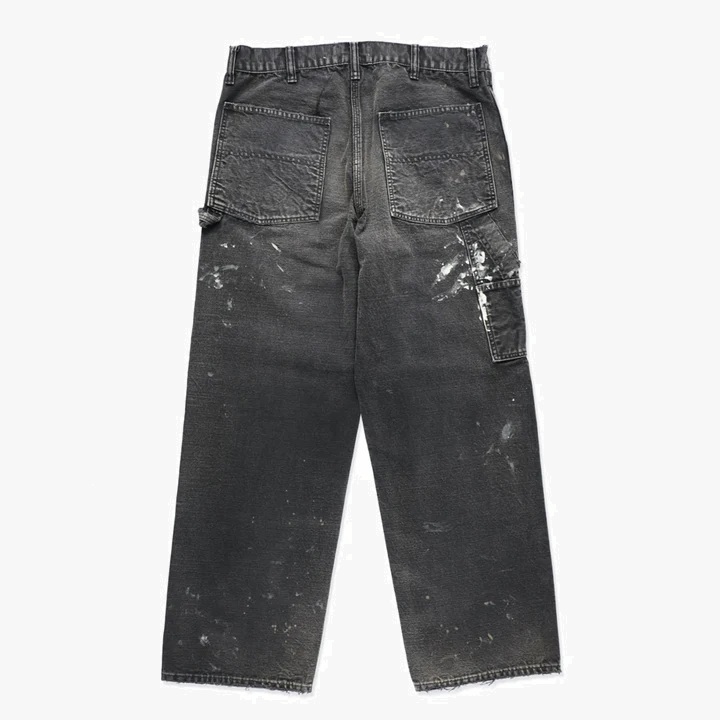 1/17 UPDATED: BOWWOW DUCK PAINTER PANTS AGED - BLACK PRE ORDER ITEM (預訂中)