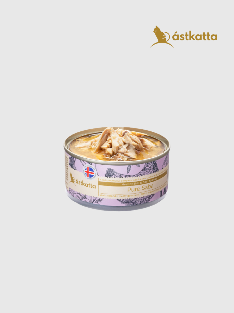 【冰島Astkatta】健康主食罐｜鯖魚海珍寶 (單一蛋白)