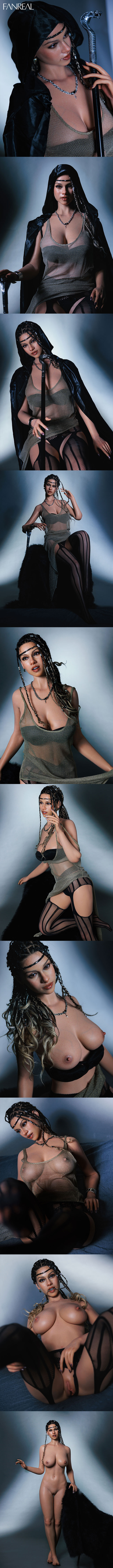 FANREAL 168cm F胸 Vanessa 深膚 擬真矽膠娃娃 凡瑞 silicone sex doll