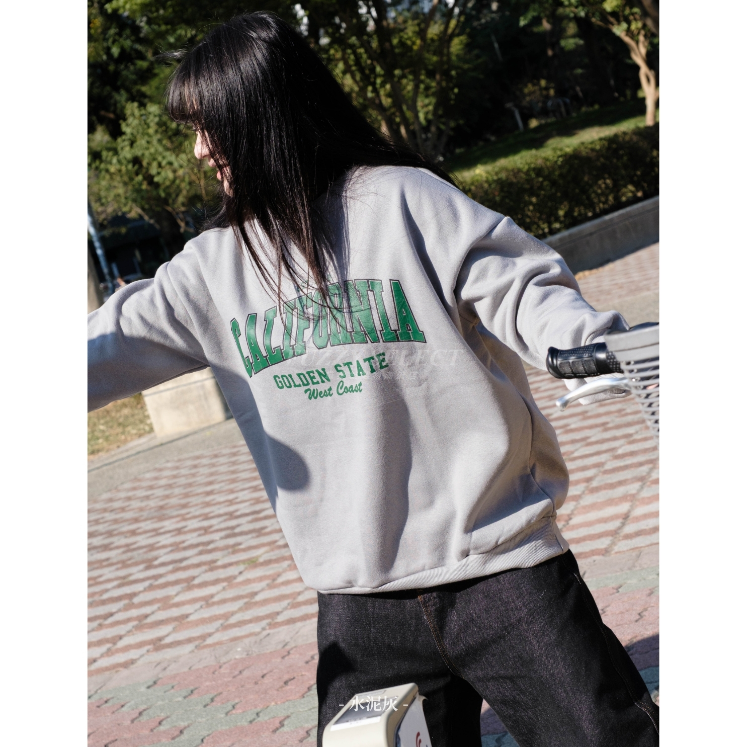 【逢甲 FUZZY】California Sweatshirt 潮流 日常 美式 圖案 Logo 刷毛 大學T
