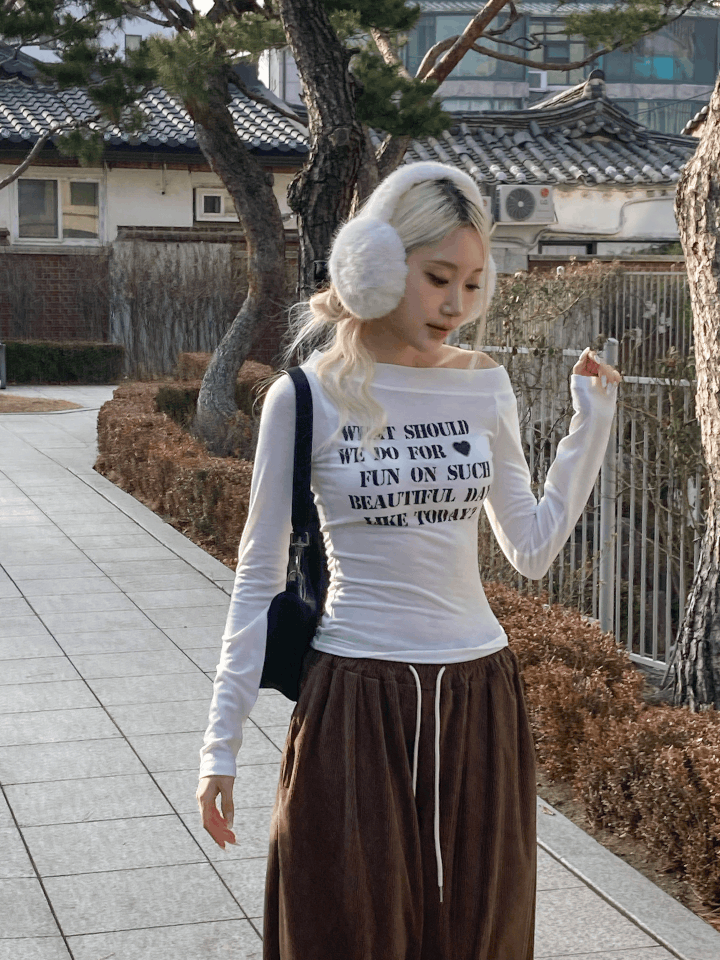 Beautiful Day One Shoulder Top〈🇰🇷DAY 3〉