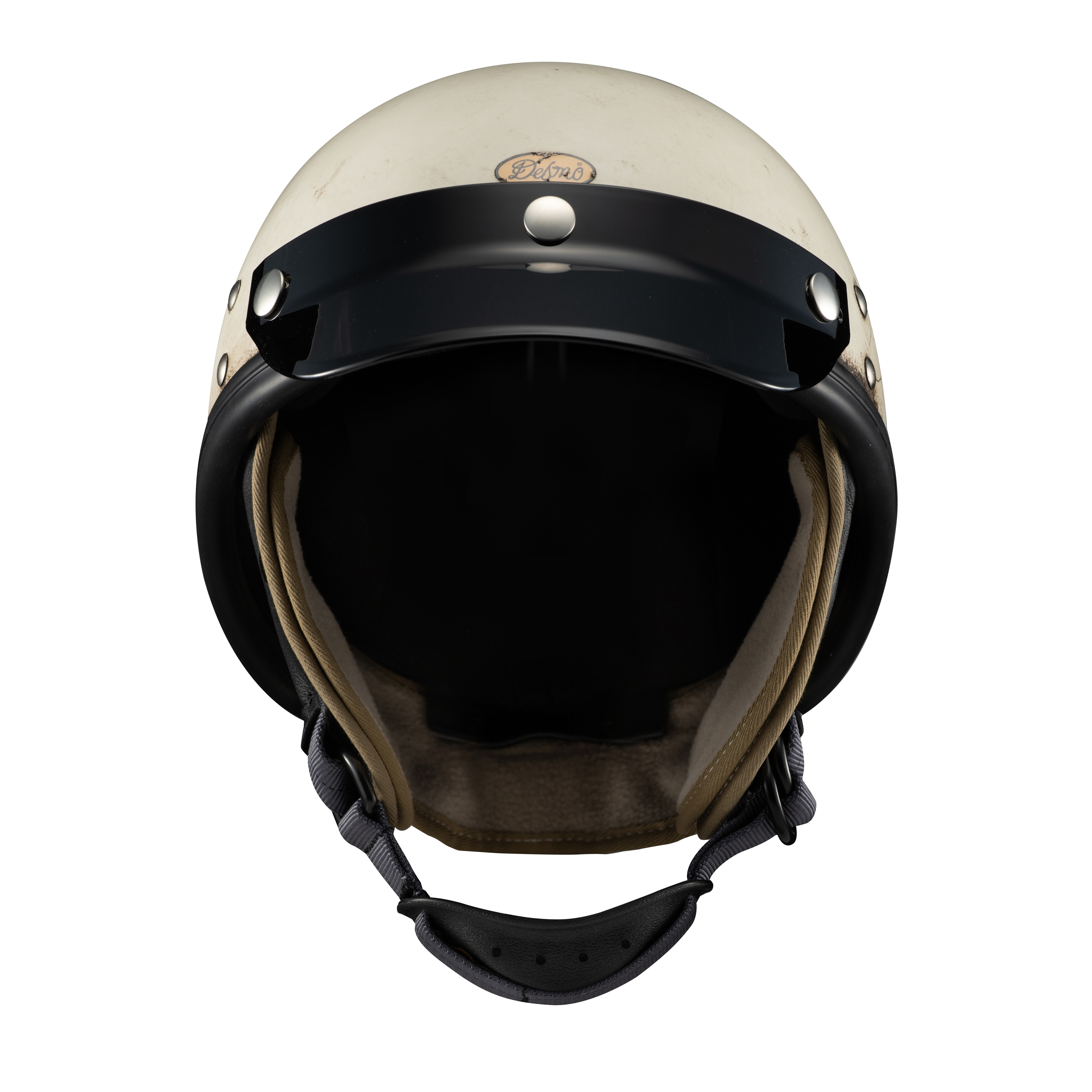 Desmo PTR 半罩裝飾帽 舊化白