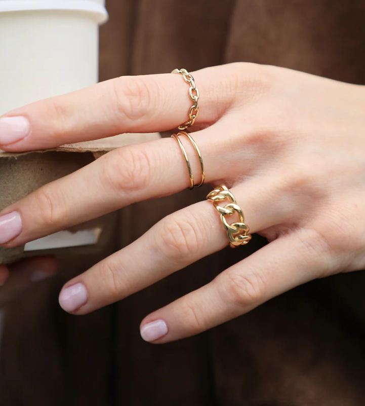 1WK0708-490 [WAEKURA] Simone Ring Gold #WAEBAG11256000X (A-LX-E)