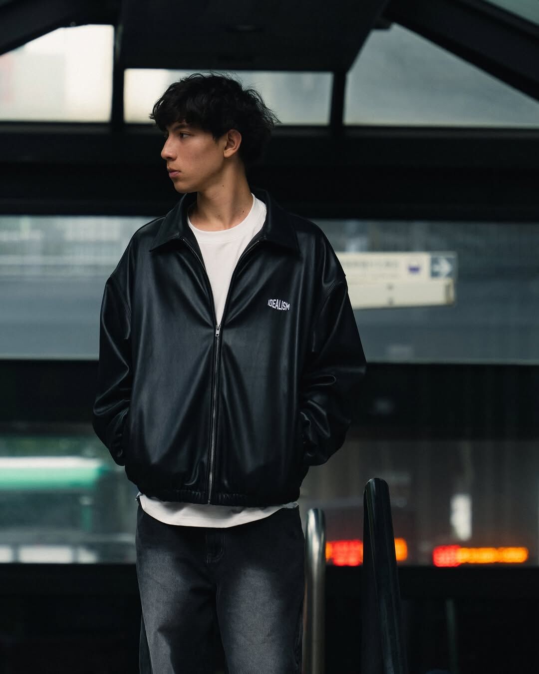 idealism｜ID25031 - Harrington Jacket (Black/Gray)