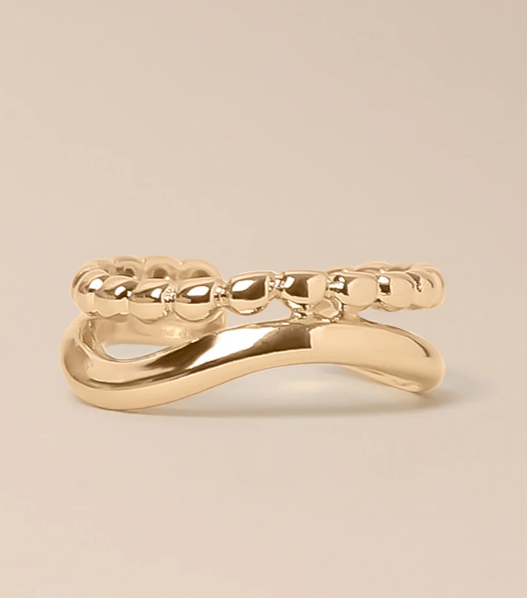 1WK0708-489 [WAEKURA] Bertie Ring Gold #WAEBAG11254000X (A-LX-E)