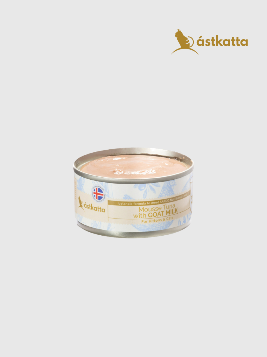 【冰島Astkatta】健康主食罐｜鮪魚+羊奶慕斯 (幼孕貓)