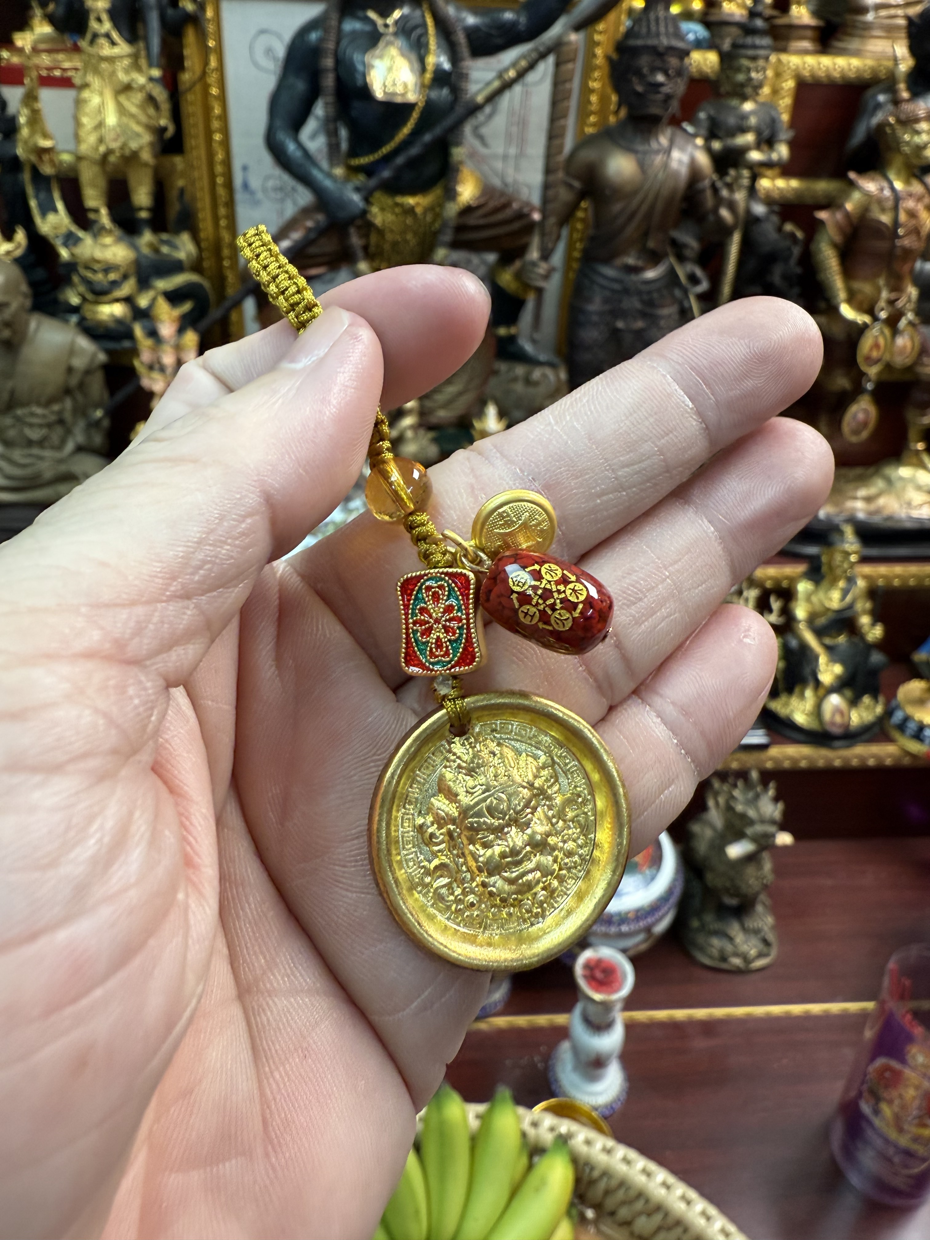 暴力招財五行改命黃財神朱砂（用菩薩,地藏王,密宗加持）