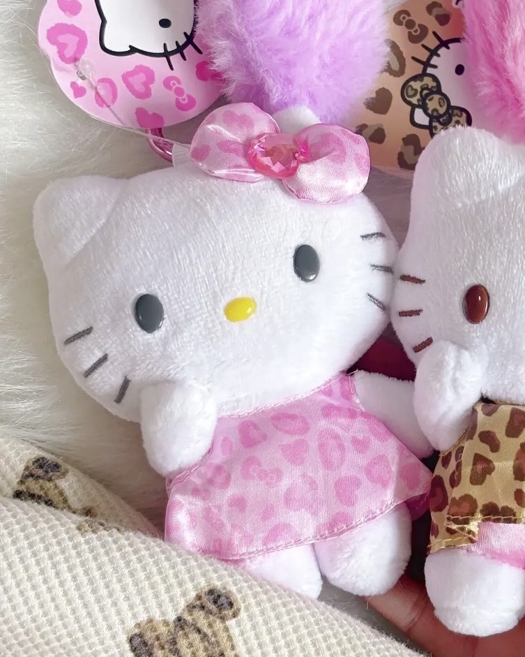 <無敵豹紋💕>Sanrio 三麗鷗 Hello Kitty 豹紋 吊飾 豹紋 斑馬紋