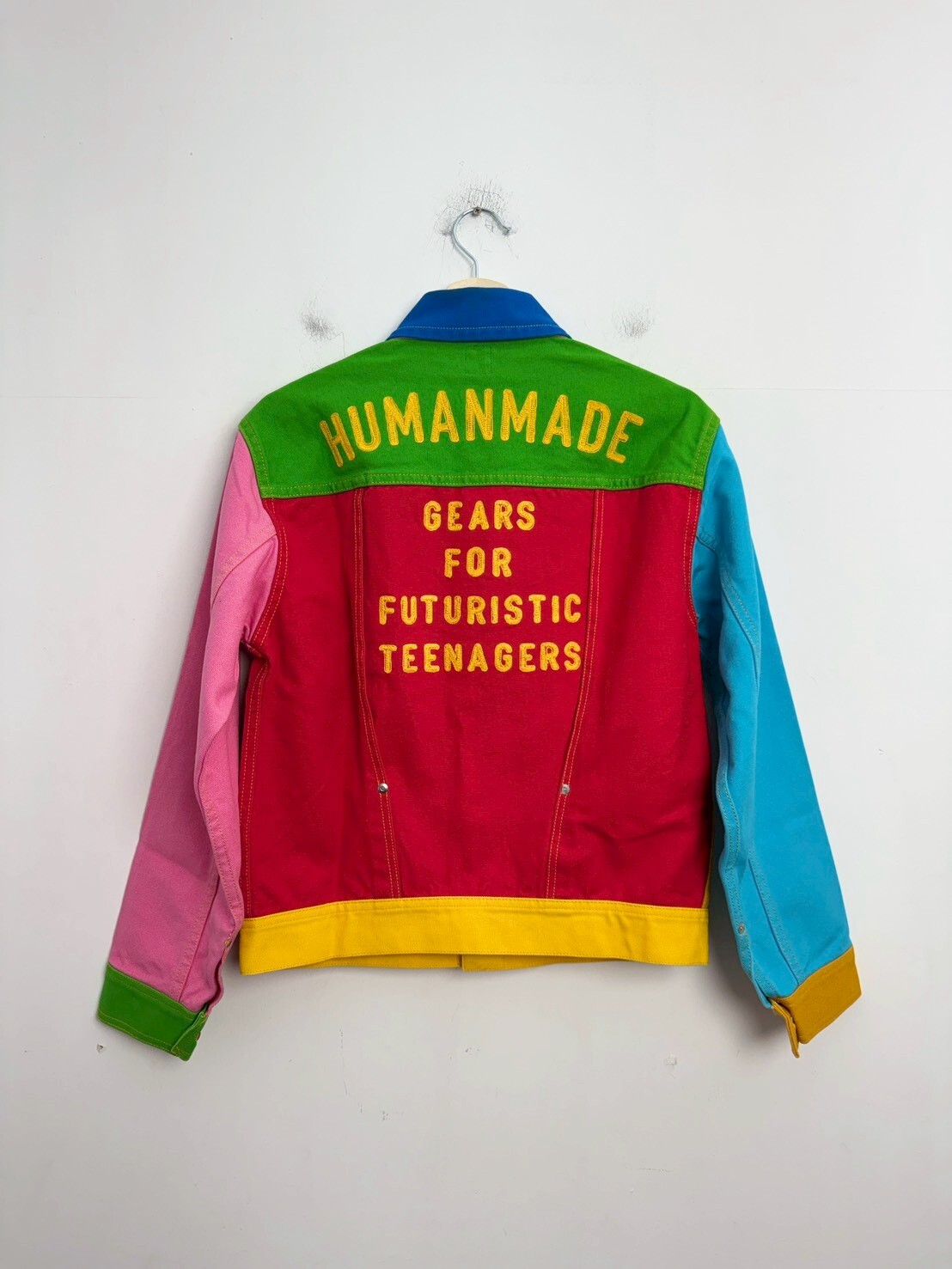 HUMAN MADE CRAZY PATCHWORK DENIM JACKET SIZE S