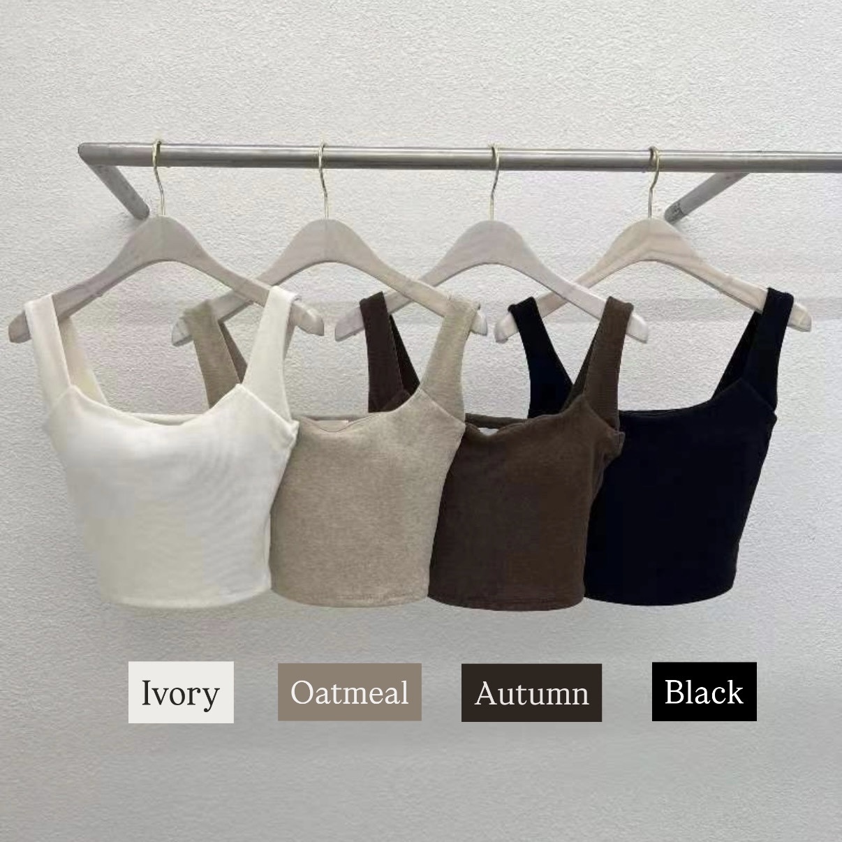 Last call 秋季版🍂 親膚！Day Day 粗帶平口Bra Top