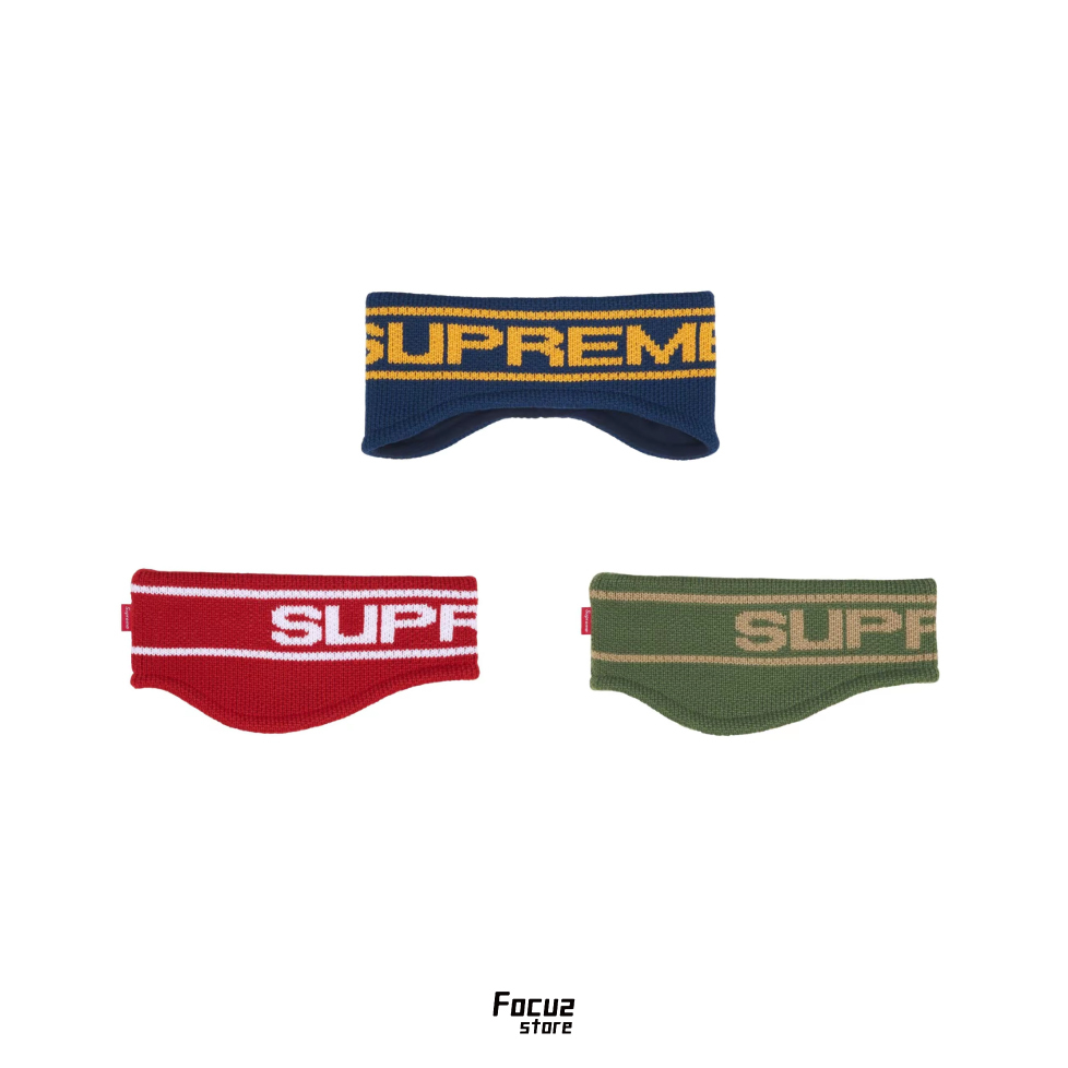 【Focus Store】現貨秒發 Supreme FW25 Week6 Contrast Logo Headband 羊毛混紡 髮帶 三色