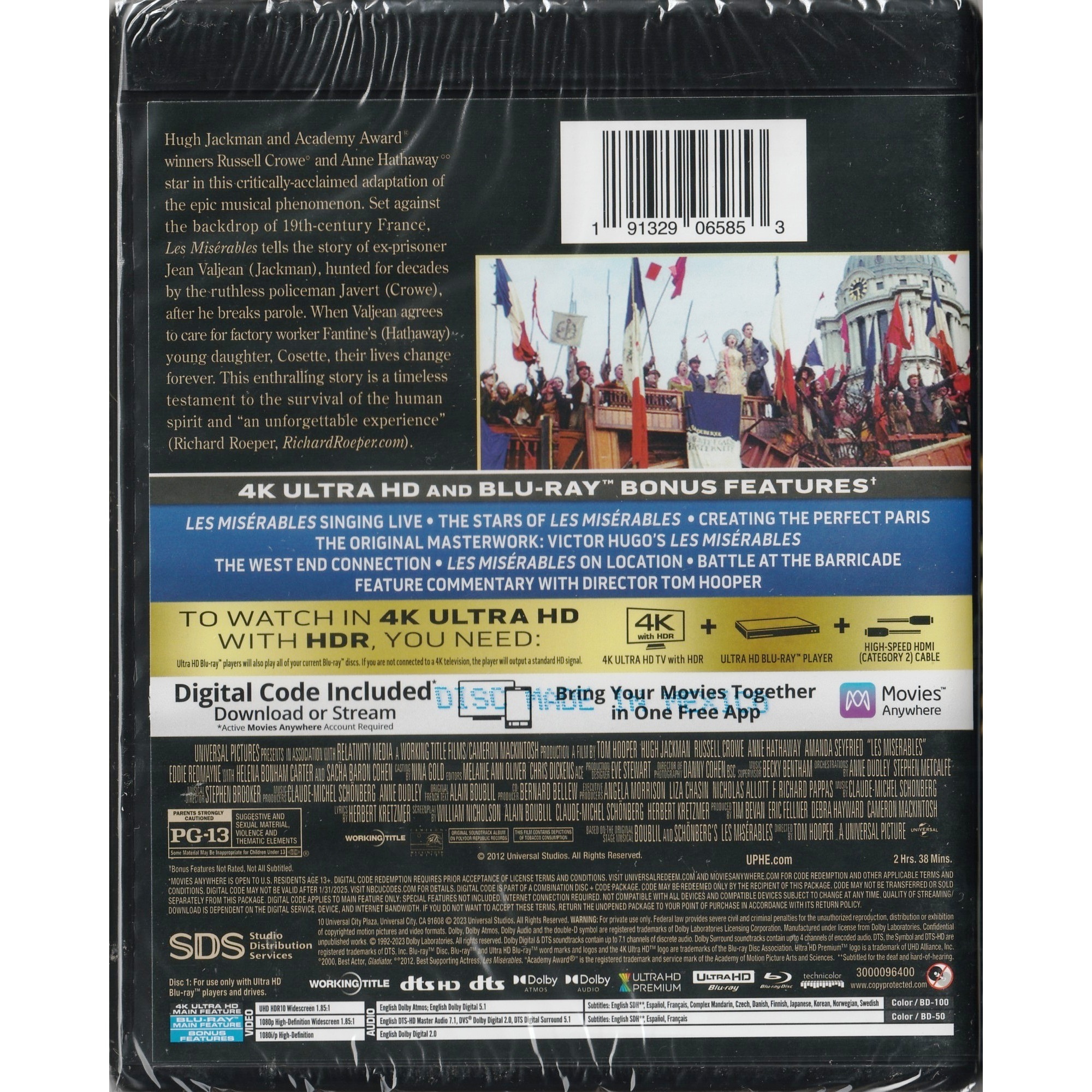 孤星淚 (2012) (4K Ultra HD + Blu-ray) (美國版)