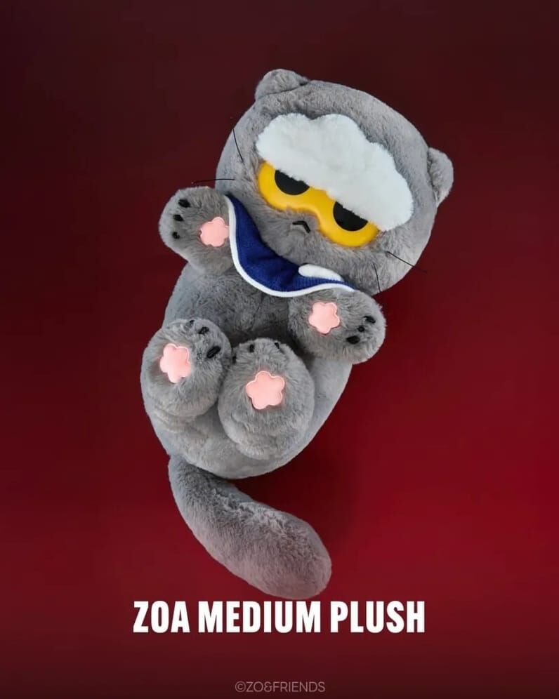 GD ZOA 坐坐中型貓咪玩偶 / 貓咪耳機包吊飾 / 站立貓咪吊飾