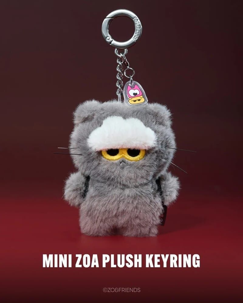 GD ZOA 坐坐中型貓咪玩偶 / 貓咪耳機包吊飾 / 站立貓咪吊飾