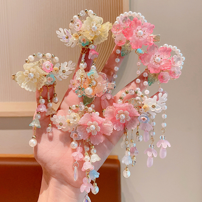 Ethereal Chinese-Style Tassel Buyao Hanfu Hair Clip