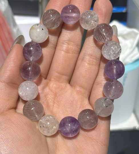 260117 - C42 13mm+紫粉超7手串