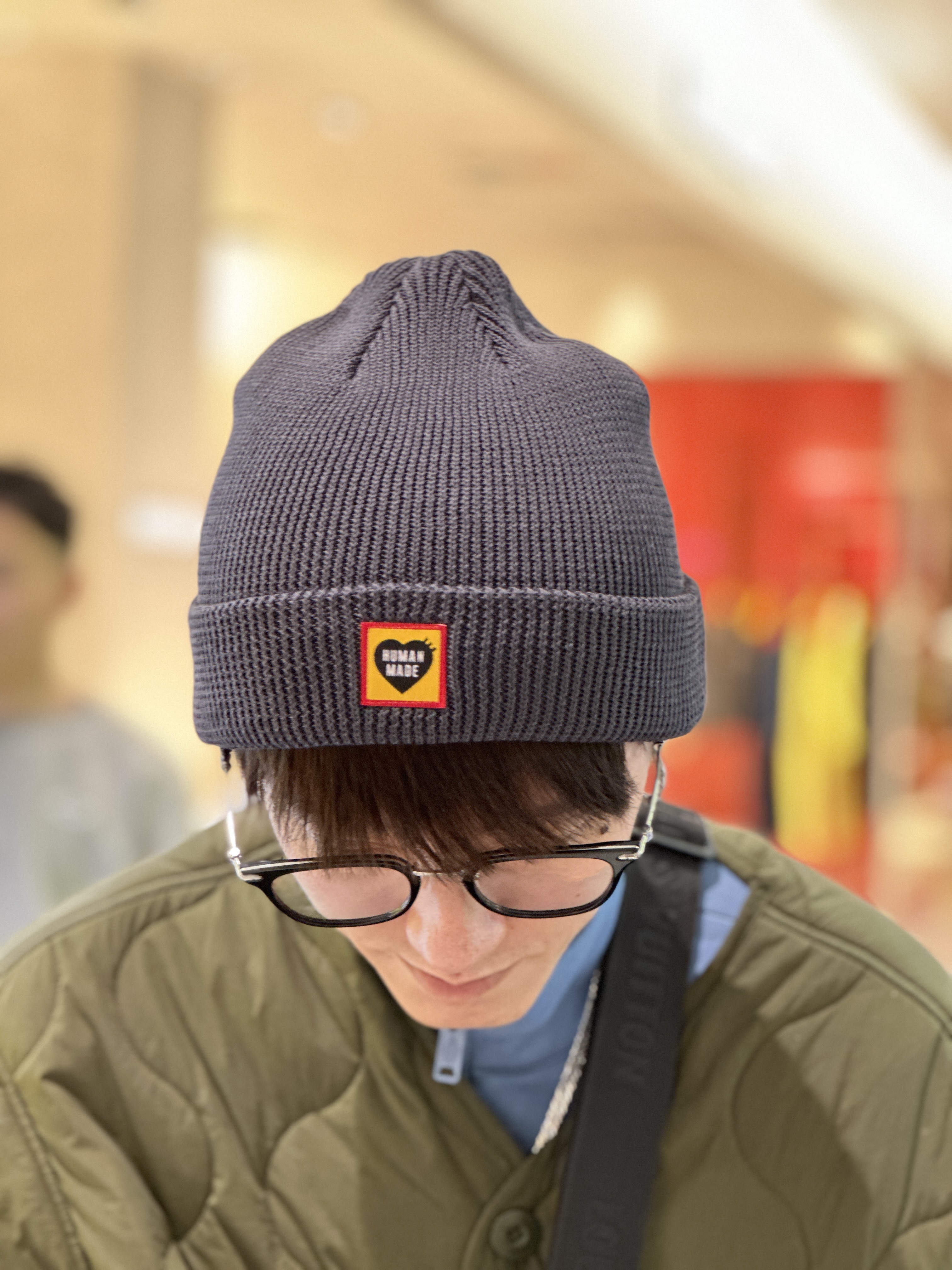 【日本限時連線🇯🇵  1/20中午12:00 準時收單 ✈️ 】Humanmade 愛心標籤 毛帽 HM31GD024