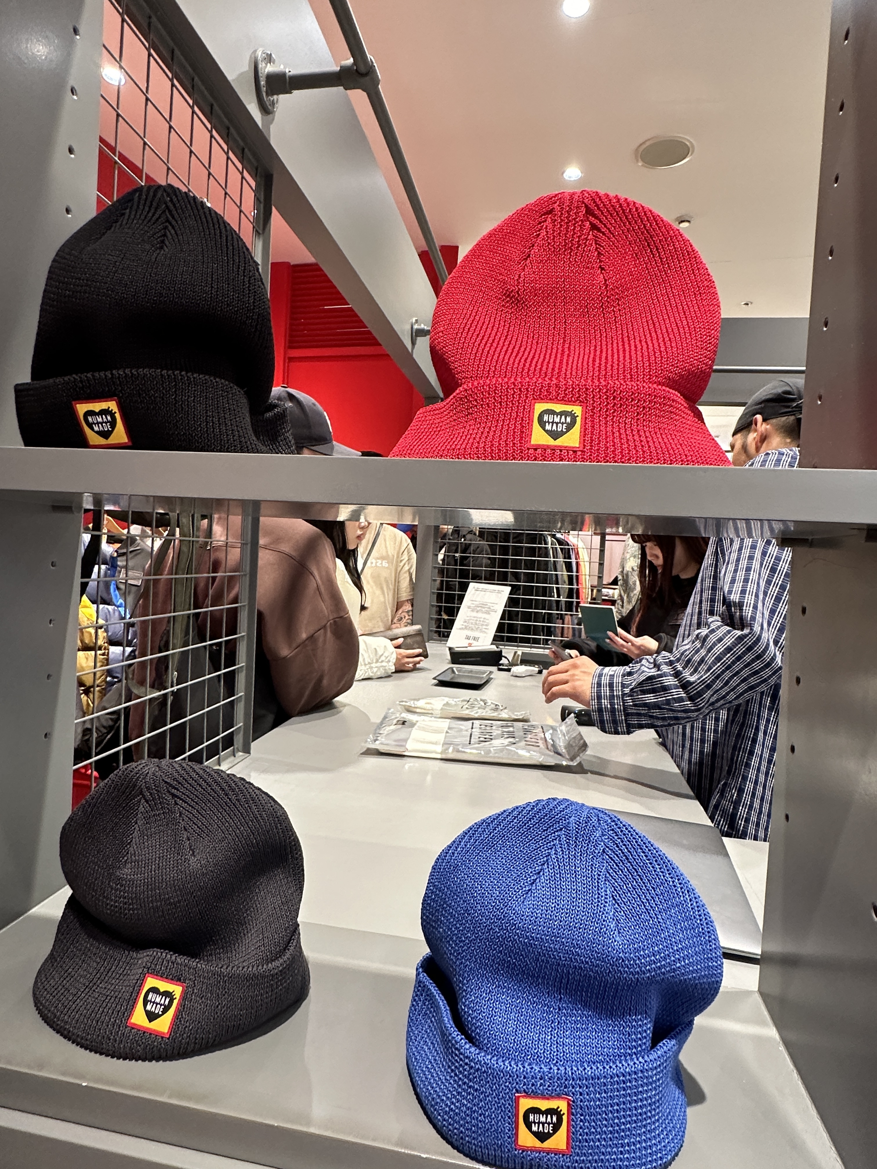 【日本限時連線🇯🇵  1/20中午12:00 準時收單 ✈️ 】Humanmade 愛心標籤 毛帽 HM31GD024