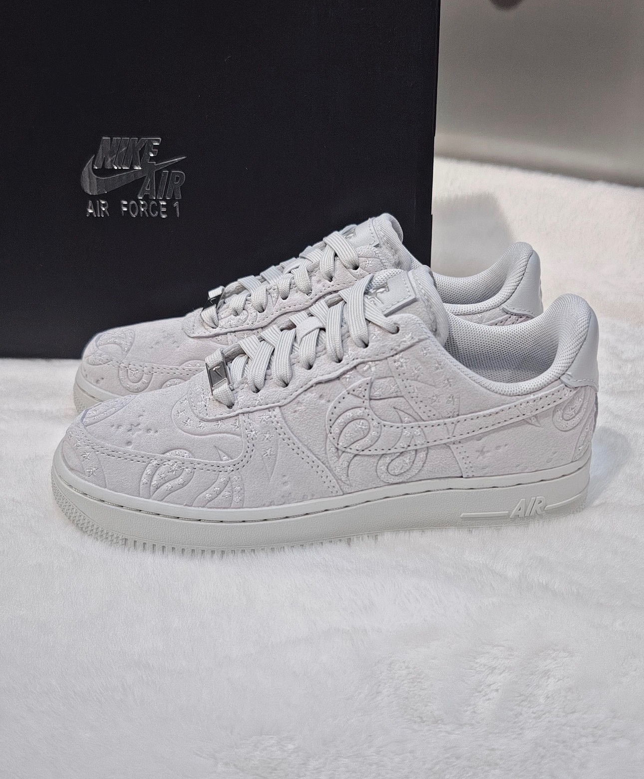 Nike Air Force 1 Low「Paisley」W 米白腰果花 io1259-002