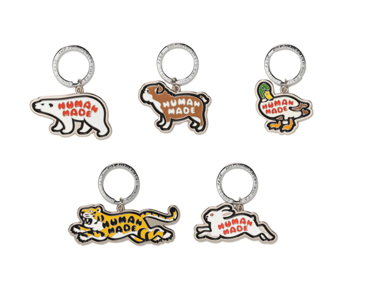 【日本限時連線🇯🇵  1/20中午12:00 準時收單 ✈️ 】Humanmade ANIMAL KEYRING 動物吊飾 HM29GD130