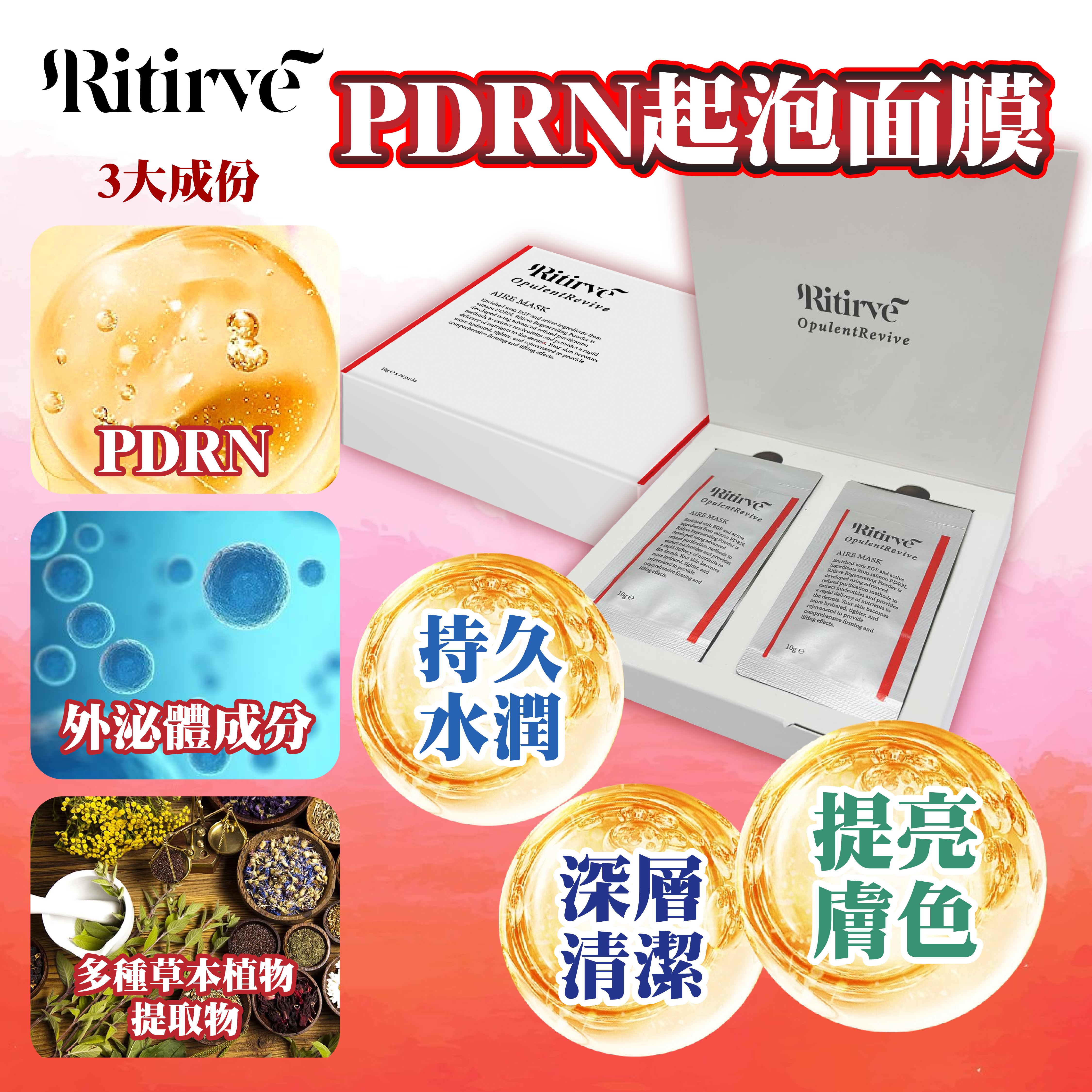 2026護膚開運Party_ Ritirve Aire Mask（買一送一，共兩盒）